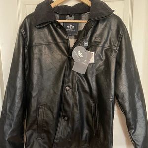 Emporio & Co Black Leather Jacket